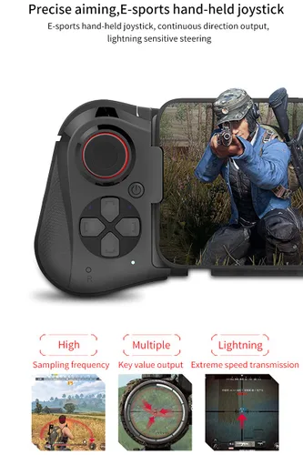 Vista 2 de Megadream Controlador de juegos móvil para iPhone, iOS, Android, PC, mando inalámbrico Gamepad para iPhone 141312X, iPad, MacBook, Samsung Galaxy