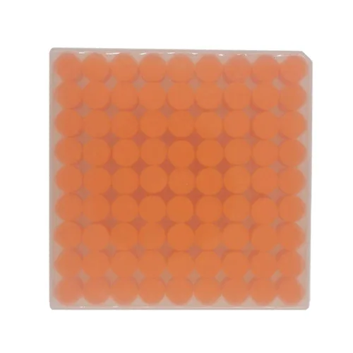 Vista 7 de 81 piezas de tubos criogénicos de 2 ml, viales pequeños de plástico con tapas de rosca, tubos de muestra, material PP, con junta de gel de sílice