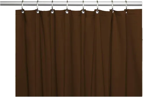 Vista 12 de Forro para cortina de regadera, resistente, de vinilo de 12 calibres con ojales de metal, elegante