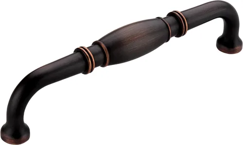 Vista 45 de Amerock Granby 3-3/4 pulgadas (96 mm) de centro a centro Bronce champán Tirador de gabinete - paquete de 10 unidades Champagne bronce