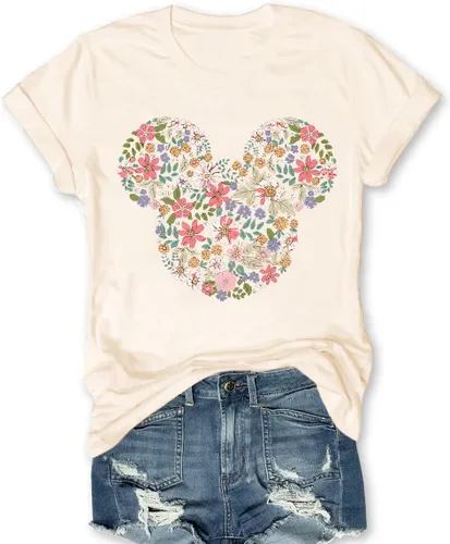 Vista 19 de Magic Kingdom Castle - Camisa de manga corta para mujer, estilo bohemio
