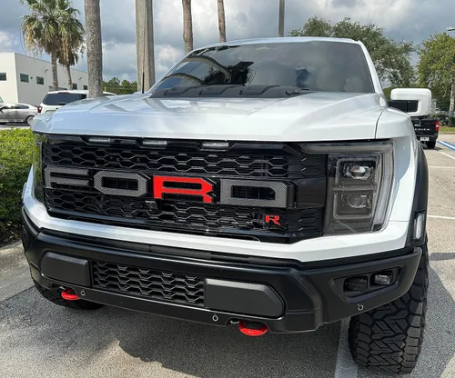 Vista 11 de Superposiciones de letras Raptor Grille - Compatible con Raptor 2021-2023