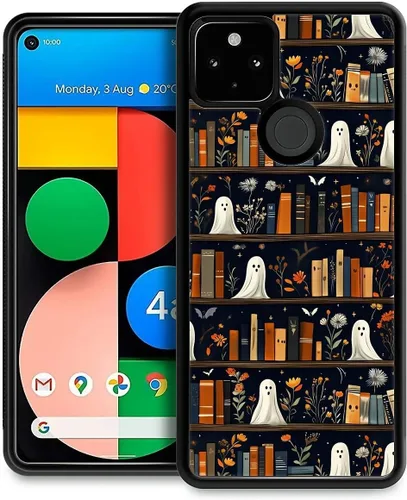 Vista 71 de Funda compatible con Google Pixel 4A 5G, Nochebuena, Google Pixel 4A 5G, delgada, suave, a prueba de golpes, TPU para mujeres y niñas, niños, funda
