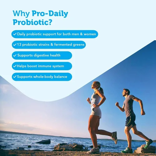 Vista 3 de Cápsulas Vitamin Bounty, probióticos diarios, 13 cepas de probióticos de liberación tardía