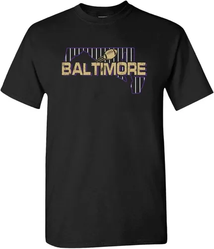 Vista 30 de Xtreme Apparrel Camiseta para hombre Team Field Map para aficionados al fútbol Dallas - Camisa azul marino