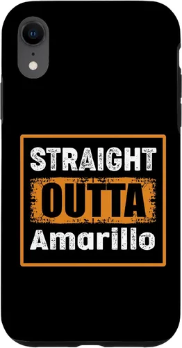 Vista 25 de Straight Outta Amarillo Texas USA Retro Distressed Vintage Case for iPhone 17