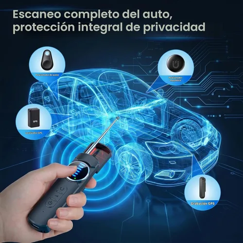 Vista 11 de Detectores de cámara oculta 7 en 1, buscador de cámara anti-espía con chip 2-Negro