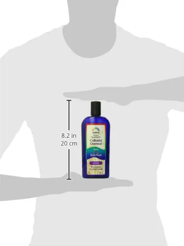 Vista 3 de Rainbow Research Jabón de avena coloidal para baño y cuerpo, aroma a lavanda, 12 onzas