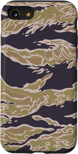 Vista 18 de US Army Tiger Stripe Camo Vietnam Special Forces Camouflage Case para iPhone 17