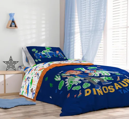 Vista 2 de Juego de edredón para niños Sunny Side Up incluye sábanas y fundas de almohada - Juego de cama suave y acogedor para una decoración elegante