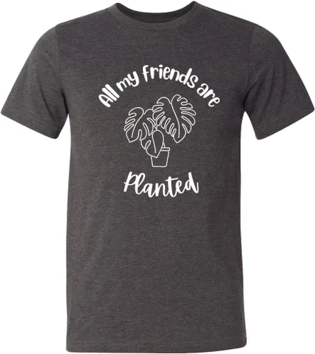Vista 3 de All My Friends are Planted Shirt, Plant Lover Shirt, Funny Plant Shirt, Plant Mom Shirt, Gardening Shirt, Plant Lady Shirt