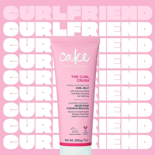 Vista 3 de Cake Beauty Curl Jelly, The Curl Crush - Hidrata y nutre los rizos - Ligero para un agarre suave y acabado brillante - Bloqueo de humedad
