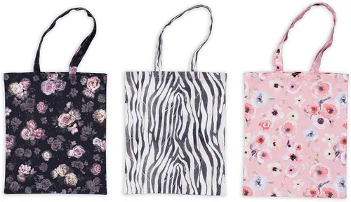 Vista 18 de Maison d' Hermine Bolsa de mano para mujer, 100% algodón, reutilizable, para compras, perfecta para primavera y verano
