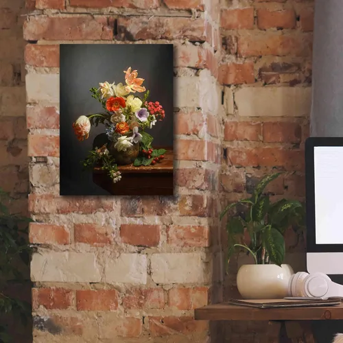 Vista 5 de Epic Graffiti Leah McLean - Lienzo decorativo para pared, diseño de "A Study On Tulips", 12 x 16 pulgadas