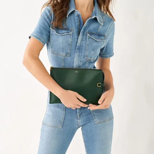 Vista 6 de Fossil Bolso bandolera Kier de piel vegana de cactus para mujer
