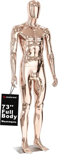 Vista 9 de Maniquí de cuerpo completo femenino Forma Maniquí Torso Soporte Ajustable Plástico Maniquí desmontable Base de metal
