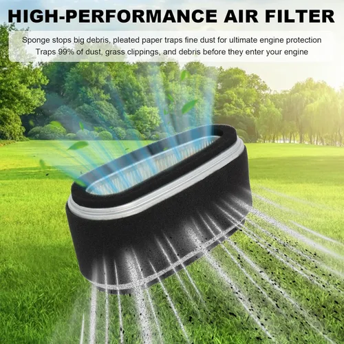 Vista 7 de Wadoy M74285 M97211 Filtro de aire compatible con John Deere 170 175 LX172 LX176 / 11013-2110 Reemplazo para Kawasaki FC400V FC420V