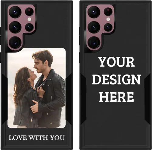 Vista 18 de Funda protectora personalizada con foto para Samsung Galaxy S22 5G, con imagen, texto, logotipo, [probada en caídas de grado militar], resistente