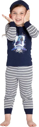 Vista 4 de Harry Potter Ravenclaw House Crest Eagle Cotton Baby Pajama Gift Set, Ravenclaw