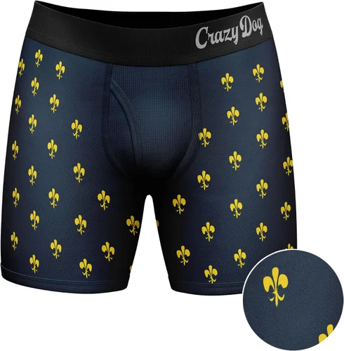 Vista 2 de Crazy Dog T-Shirts Calzoncillos tipo bóxer para hombre Noble Gases divertidos, mesa periódica, regalo de broma, ropa interior novedosa, Azul