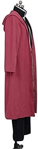 Vista 4 de Fullmetal Alchemist - Disfraz de Halloween de Edward Elric Cosplay rojo traje completo (hombre M)