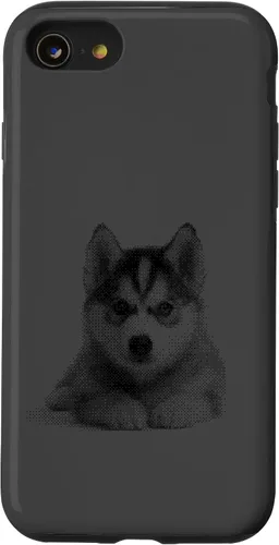 Vista 18 de Chic Husky Puppy for Dog Mom and Paw Parents Case for iPhone 16
