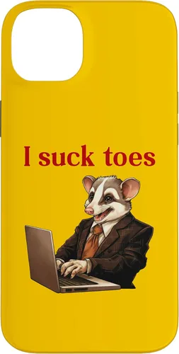 Vista 15 de Funda para iPhone 12 Pro Max Funny Feet Lover Lamiendo los dedos del pie Humor extraño I Chuck Toes