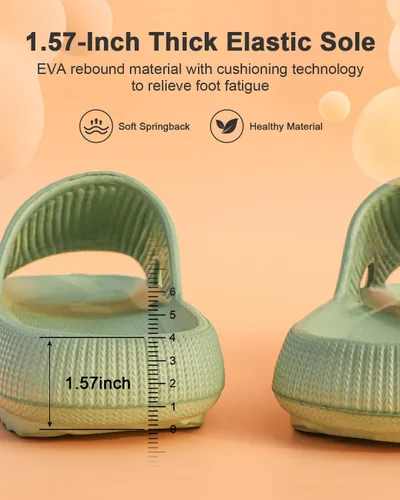 Vista 5 de Sandalias Cloud para mujeres y hombres, pantuflas de casa para mujeres y hombres, pantuflas de casa para hombre