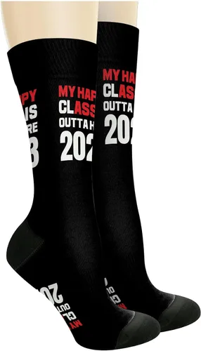 Vista 2 de Divertidos regalos de graduación My Happy Class - Calcetines de graduación 2023