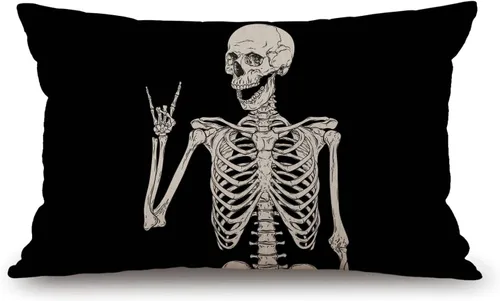 Vista 15 de Solekla Fundas de almohada de 12 x 20 pulgadas, decoración rústica de granja, fundas de almohada florales mexicanas, algodón lino, arte étnico