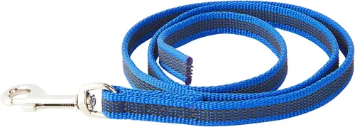Vista 100 de Julius-K9 218GM-B-DP Correa de color y gris superagarre, ajustable, 0.551 in x 7.2 ft, azul-gris