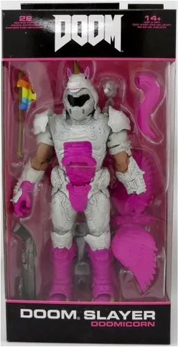 Vista 2 de McFarlane Toys Doom Slayer: Figura de acción DOOMicorn