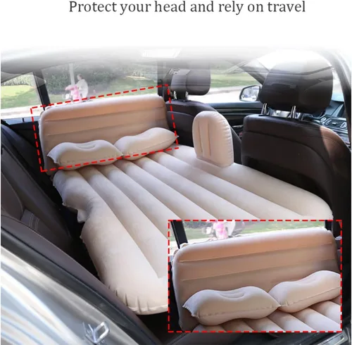 Vista 5 de Colchón de aire para cama de camión, colchón de aire para automóvil, cama inflable para automóvil, almohadilla de dormir trasera, bolsa