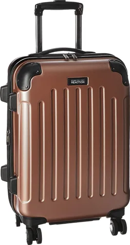 Vista 55 de Kenneth Cole REACTION - Maleta Renegade, ligera, rígida, expandible, de 8 ruedas giratorias, equipaje de viaje, Negro, Juego de 3 piezas