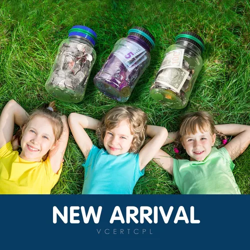 Vista 2 de Alcancía Grande para Adultos y Niños, Vcertcpl Banco Digital Contador de Monedas con Capacidad de 1.8L, Excelente Alcancía Frasco de Dinero
