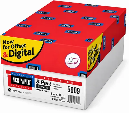 Vista 11 de NextDayLabels Papel NCR autocopiador, 2 partes inversas #5887, 8.5 x 11 2 Parte - Inversa
