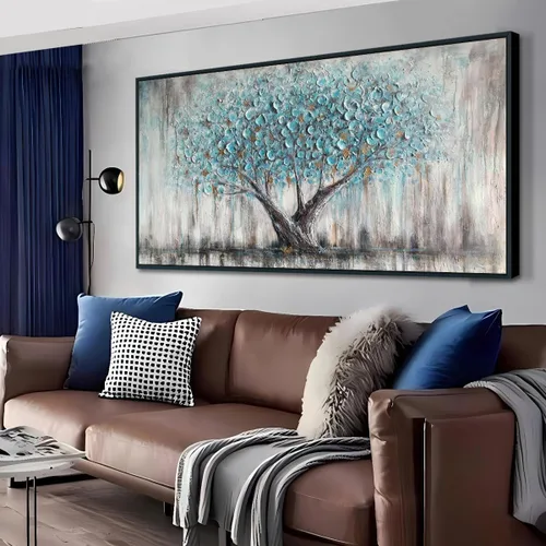 Vista 18 de Arjun Lienzo decorativo para pared, diseño de lago y montaña, cielo, naturaleza, paisaje, barco, ilustración, pintura escénica moderna, enmarcada