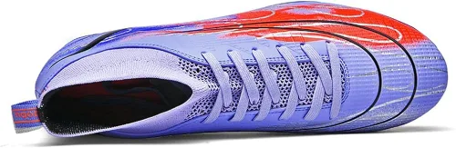 Vista 3 de ESXGED Botas de fútbol de alta calidad para mujer, zapatos de fútbol para hombre, zapatos de tacos cómodos para jóvenes, zapatos deportivos