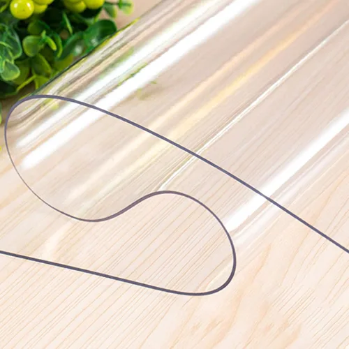 Vista 4 de ZHANGQINGXIU - Mantel transparente de plástico transparente para mesa, protector de PVC para uso como cocina, comedor, mesa, escritorio, cocina