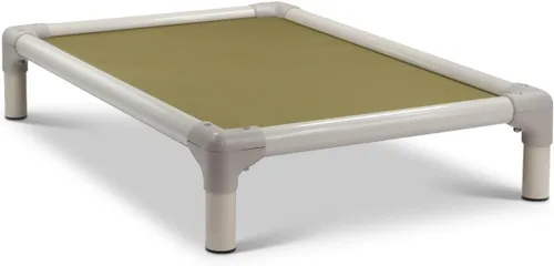 Vista 15 de Kuranda Cama elevada para mascotas a prueba de masticación - PVC almendra - 25" x 18" - Cordura Nylon - Borgoña