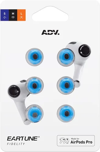 Vista 7 de Eartune Fidelity UF-A - Puntas de espuma viscoelástica para AirPods Pro (1ª y 2ª generación), protector de cera integrado, comodidad mejorada