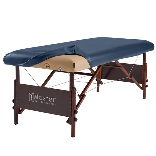 Vista 8 de Master Massage Funda de protección de mesa de masaje de cuero de vinilo de poliuretano rectangular universal para mesa de masaje, protector de Negro