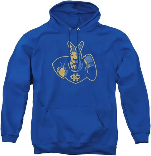 Vista 10 de Distressed College Primary Logo Adult Pullover Hoodie Collection 1 Universidad Estatal de Albany