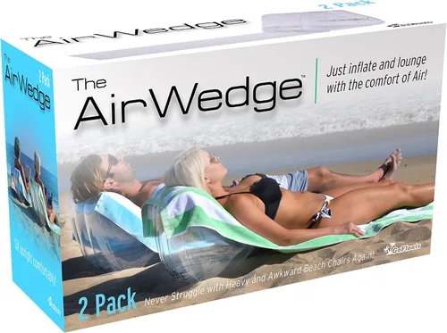 Vista 7 de GoSports AirWedge sillas de playa inflables. Relájese con la comodidad del aire (pack x 2)