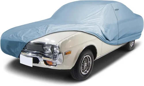 Vista 28 de iCarCover Funda de automóvil personalizada para Mazda 1200 (1970), impermeable, para todo tipo de clima, lluvia, nieve, UV, protector solar