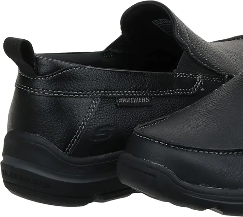 Vista 8 de Skechers Ajuste relajado para hombre Harper - Mocasín Forde, Negro