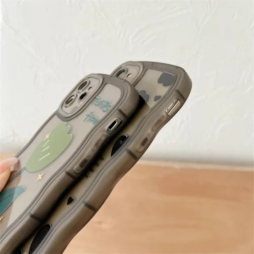 Vista 6 de Funda compatible con iPhone 11 Pro Max con bonito diseño de flores negras y sencillas, para mujeres, adolescentes y niñas, funda protectora de lente