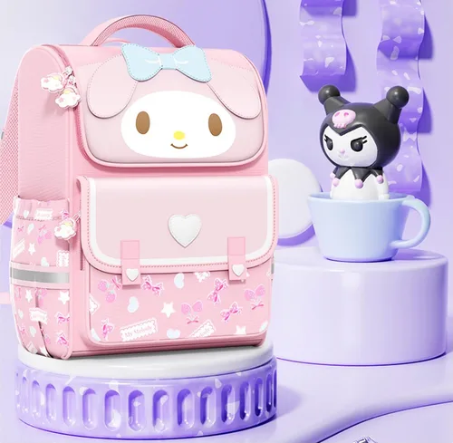 Vista 2 de My Melody - Mochila escolar de dibujos animados japoneses