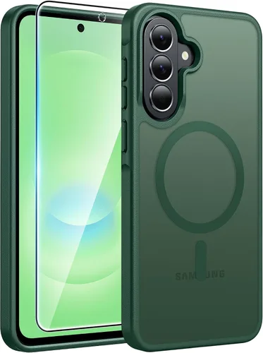 Vista 126 de FNTCASE - Funda para iPhone 16 Pro: magnética, mate, translúcida, de grado militar, protectora contra caídas, resistente, fina, duradera y a prueba