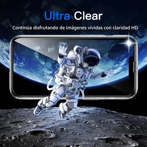 Vista 5 de JETech Funda 5 en 1 para iPhone 13 Pro Max, antiamarilleo, transparente